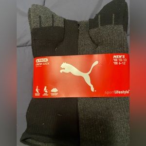 Mens Puma Crew Socks
